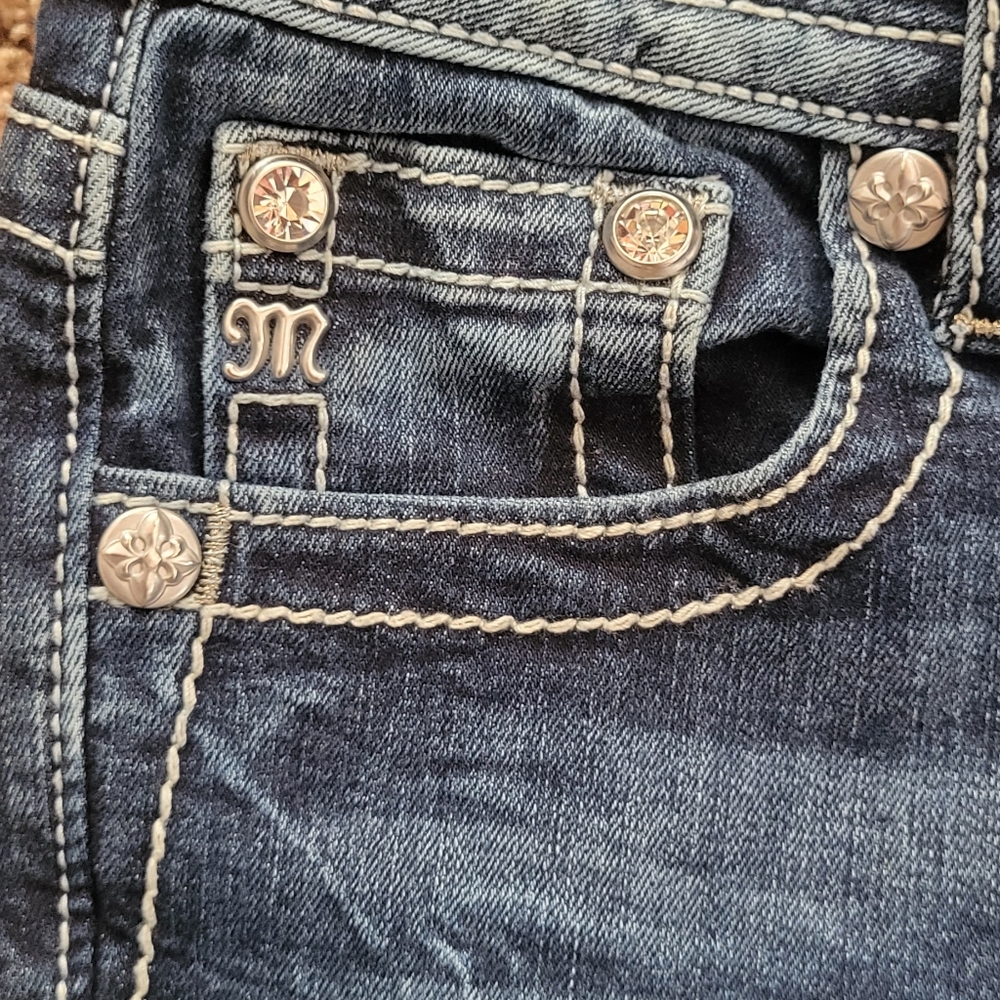 EUC MISS ME JEANS SZ 26 - Picture 5 of 6